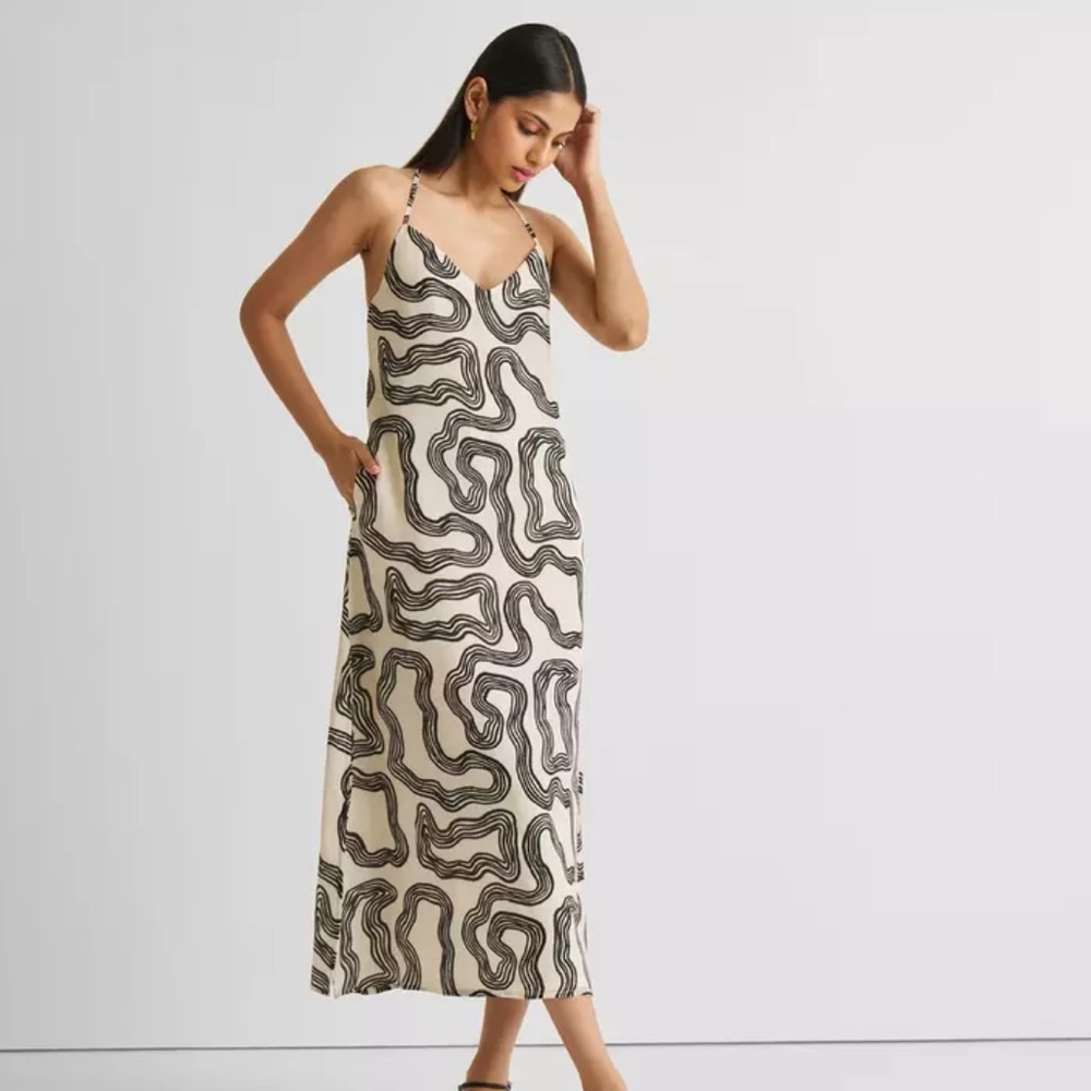 Madewell Reistor® Midi Slip Dress NWT (Large)
